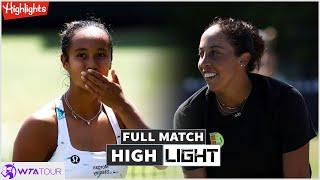 Leylah Fernandez vs Madison Keys Full Match Highlights - WTA Eastbourne International 2024