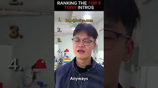 Ranking The Top 5 Tony Intros!