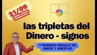 AQUI LAS TRIADAS DEL DINERO Y EL NUMERO REGALO DE DIA DE AMOR Y AMISTAD CON EL NUMEROLOGO RAFAEL A