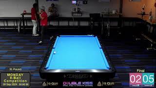 Double Kiss Pool Hall Pattaya Monday 9 Ball Table 1 (9/9/24)