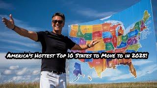 America's Hottest Top 10 States to Move to in 2025! #top10 #bestplaceusa #youtubevideo