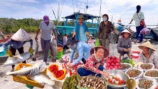 Bến Tre Lưới Cá Chẽm Kiếm Tiền Triệu | Chợ Ba Tri Toàn Món Ngon Giá Lại Rẻ