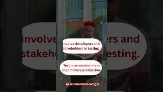 Master Software Testing: Expert QA Tips to Boost Efficiency | Learn More Technologies, Bangalore