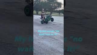 I can do it #twins  #fun #fourwheeling #texas