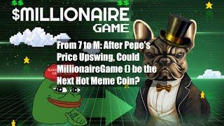 From $27 to $1M: After Pepe's Price Upswing, Could MillionaireGame ($MG) be the Next Hot Meme Coin?