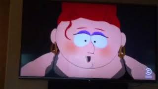 Sheila pisses on Gerald (South Park)