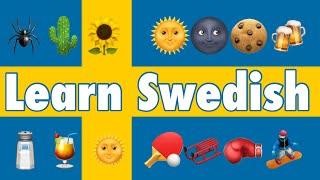 Learn 400 Easy Swedish Words for Beginners with Emoji