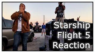 Starship Flight 5 and Super Heavy Booster Catch Reaction