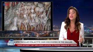 Amazing Stalactite Cave Discovered in the Galilee