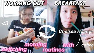 switching morning routines with Chelsea Hoang!