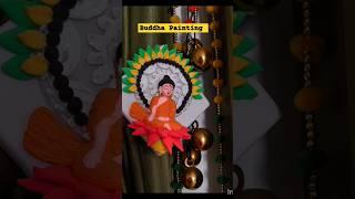 Clay se buddha painting kaise banae #clayart #ytshorts #shorts #shortsfeed #viralreels #youtube