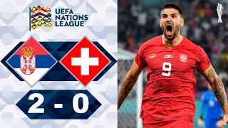 Serbia vs Switzerland 2-0 Highlights | UEFA Nations League 2024