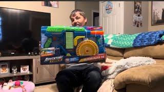 Alpha Auto 72/fully automatic blaster- ￼ unboxing & indoor shooting test- RC Cincy Extras