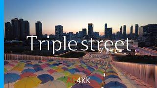 Shopping in Korea | Incheon Songdo Triple street | Sunset