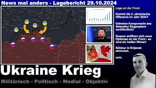 2. ukrainische Offensive im Winter 2024? - Russen eröffnen sich neue Optionen an der Front - uvm.