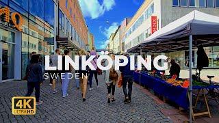 Exploring Linköping, Sweden - The Future of Urban Design (4K Walking Tour)