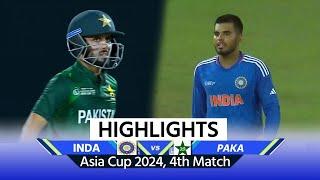 Emerging Asia Cup 2024  India A vs Pakistan A 4th Match Highlights   IND A PAK A Highlights | Tilak