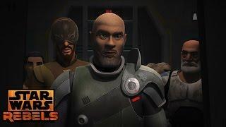 Star Wars Rebels: Saw Vs Ezra, Rex & Klik klak