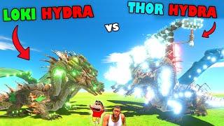 THOR HYDRA vs LOKI HYDRA in Animal Revolt Battle Simulator