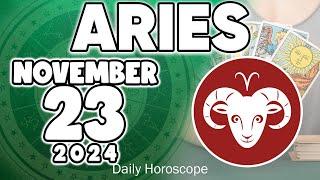 𝐀𝐫𝐢𝐞𝐬  A DECEASED MAN LEAVES YOU AN INHERITANCE ️ Horoscope for today NOVEMBER 23 2024 #zodiac