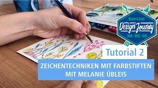 Permanent-Farbstifte und Aquarellstifte kombinieren - Tutorial 2 | STAEDTLER Art Class