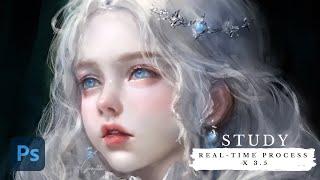 Study 1 | Real-time process x3.5【Speed Paint】