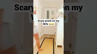 Scary prank on my wife  #reels #viral #prank #scary