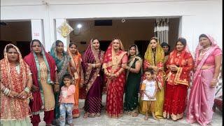 karwa chauth special puja vlog | सारी सुहागिने आ गयी हमारे घर ️Pal Family Vlogs