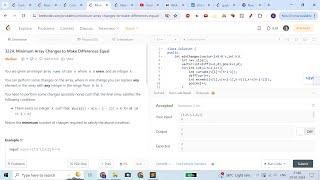 Easiest Solution by AIR-11| Minimum Array Changes to Make Differences Equal| Explained with Example