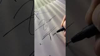 How to sign the letter T?️