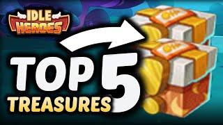 TOP 5 BEST Orange Treasure Train items in IDLE HEROES