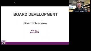 Startup Board Development Workshop Series: Session 1 - 3/6/23