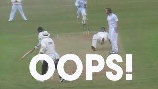 Samit slips over!