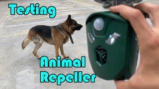 Ultrasonic Animal Repeller Unboxing and Demonstration