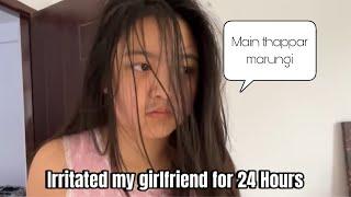 Irritating my gf for 24 hours PRANK ~ Xorem & Gracy