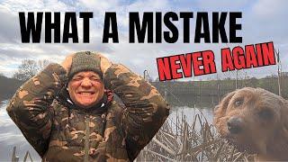 CARP FISHING - WHAT A MISTAKE TO MAKE! WOW! 