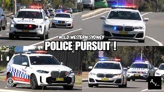 [POLICE CHASE IN SYDNEYS WEST] NSWPF - Cars URGENTLY backup pursuing police cars @ Minto