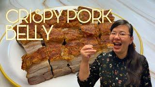 Homemade Chinese Crispy Pork Belly/Siu Yuk | SALT BAKED