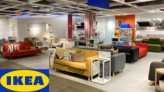IKEA SOFAS COUCHES ARMCHAIRS COFFEE TABLES FURNITURE DECOR SHOP WITH ME SHOPPING STORE WALK THROUGH