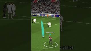 Now vs then freekick power  efootball #efootball2025 #efootball2024 #efootball #pes2021 #shorts