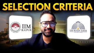 IIM Raipur Vs IIM Bodhgaya | Selection Criteria | Best Baby IIM | MBA Bschool Guide