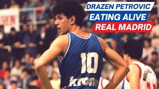 Drazen Petrovic (47 pts) EATING ALIVE Real Madrid - 1988