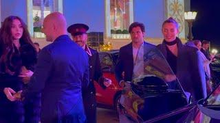 CARLOS SAINZ’S NEW FERRARI FIRST LOST IN CASINO MONTE-CARLO MONACO,CHRISTMAS LIGHTS#monaco