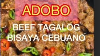 LUTONG PINOY: BEEF ADOBONG TAGALOG BISAYA CEBUANO STYLE #homemade #spicyladydiary