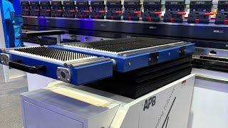 Hogi cnc press brake bending machine with metal sheet follower bending