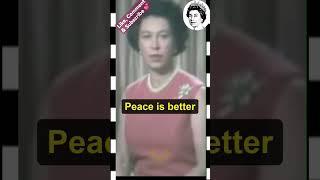 Peace is Better than War. Love is Better than Hate. #queenelizabeth #shorts