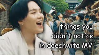 bts things you didn't notice in 'DAECHWITA' MV