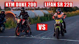 LIFAN SR 220 проти KTM Duke 200 - ПОЛІЦІЯ ЗАБРАЛА ДОКУМЕНТИ, НАВАЛЮЮ на HONDA CB 500, МОТОСХОДКА