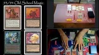 Old School Magic 1993/1994 | Reanimator vs Erhnam Burn'em | Best Two of Three Match