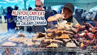 I Traveled to Canada for the LARGEST All You Can Eat “MEAT FESTIVAL” in North America!